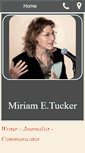 Mobile Screenshot of miriametucker.com